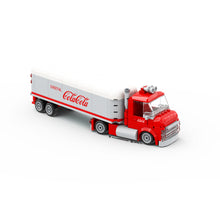 Load image into Gallery viewer, 6-Wide 1950s Cola Delivery Semi Truck Instructions