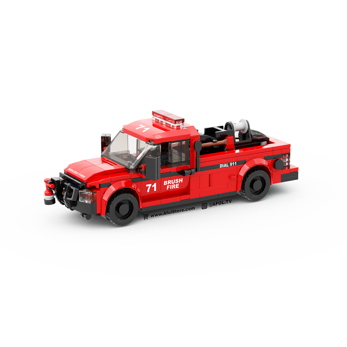 LEGOBrushFireResponseTruckTeam