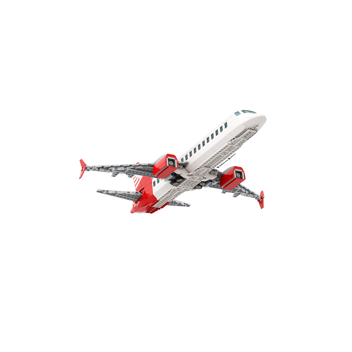 Lego Instructions Lego Plane 3182 Passenger Jet (Red) Instructions