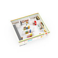 Load image into Gallery viewer, Convenience Store Interior Buildout Instructions (7 Eleven)