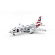 Load image into Gallery viewer, America Airline Passenger Plane (Minifig Scale) Instructions