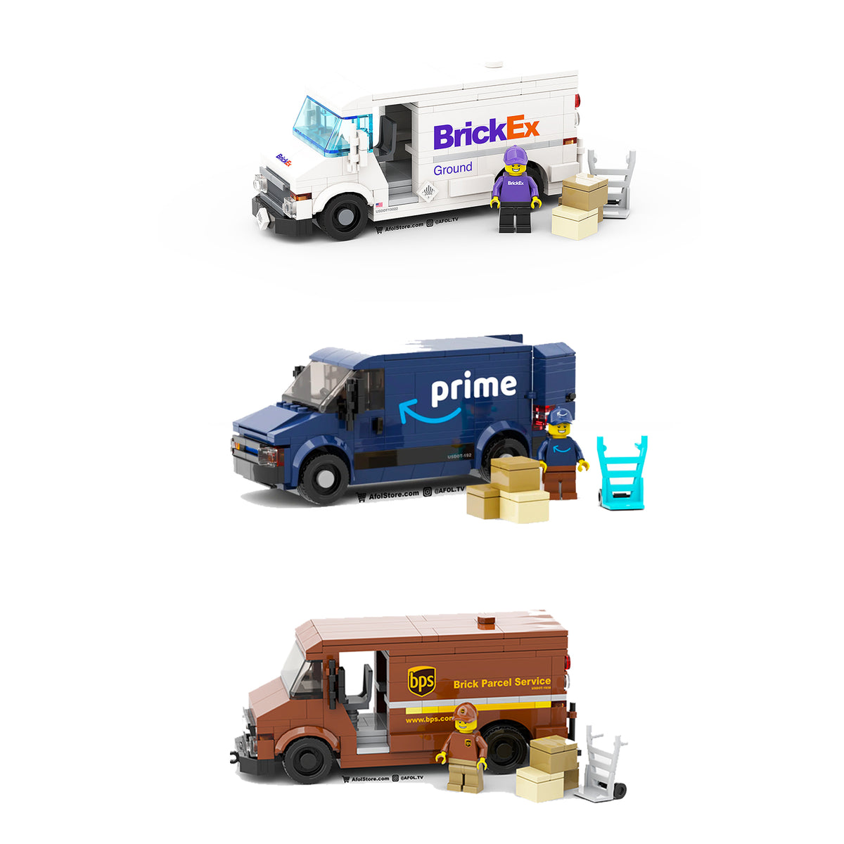 Lego fedex online truck