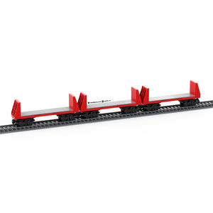 6 Wide Flat Car Instructions (Red)