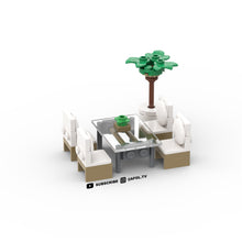 Load image into Gallery viewer, Modern Glass Dining Table & Chairs Instructions