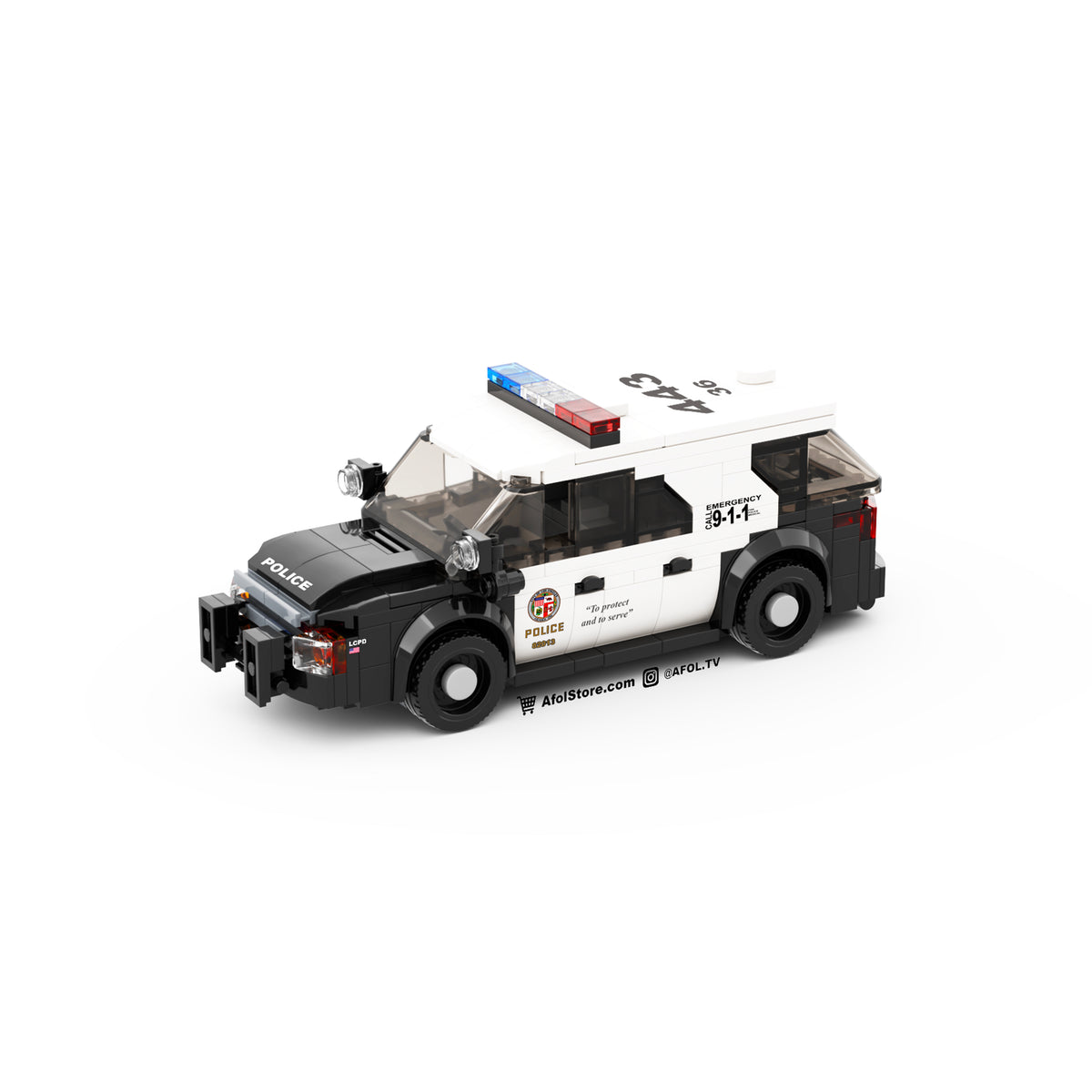 LAPD Police SUV [Version 2] Instructions – AFOL TV