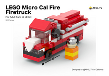 Load image into Gallery viewer, Cal Fire Firetruck Instructions