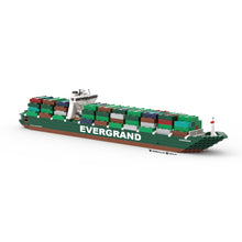 Load image into Gallery viewer, Micro Evergreen Container Ship Instructions