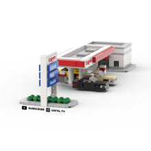 Load image into Gallery viewer, Micro Exxon Gas Station Instructions