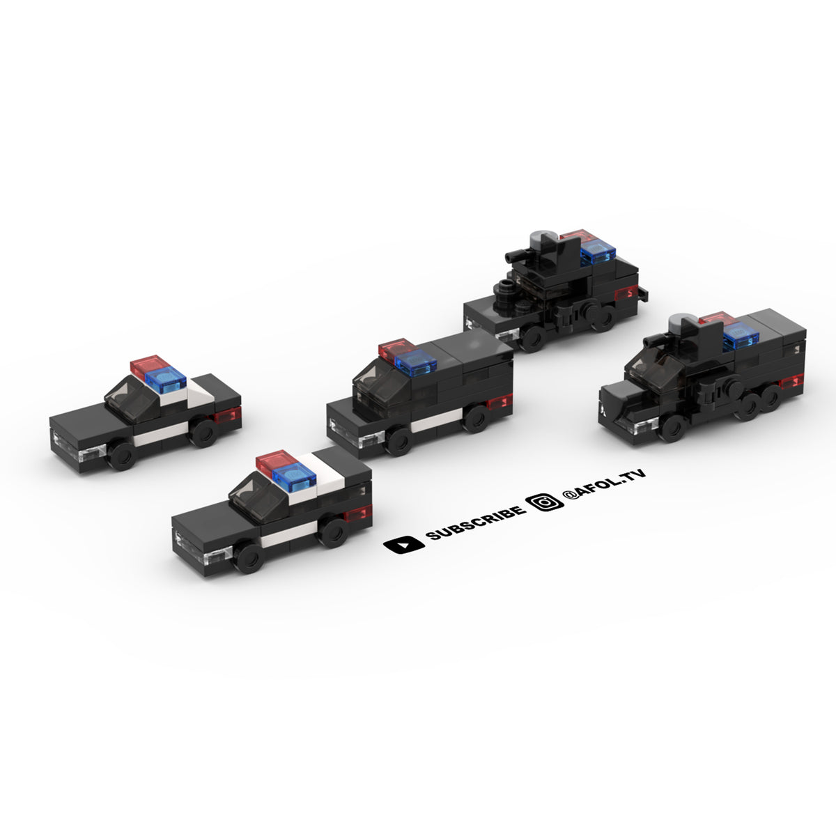 Lego Micro Police Car Micro Police Instructions (Master Set) – AFOL