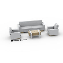 Load image into Gallery viewer, Midcentury Modern Living Room Furniture Instructions