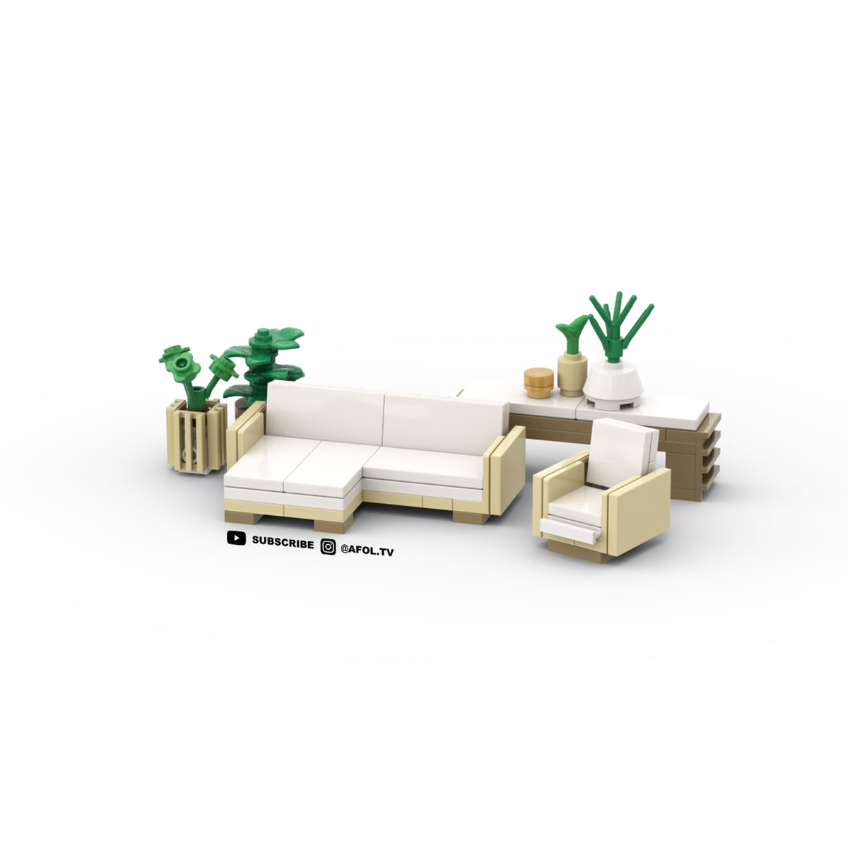 Midcentury Modern L Couch Instructions – AFOL TV
