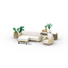 Load image into Gallery viewer, Midcentury Modern Accent Chair & Side Table Instructions