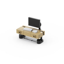 Load image into Gallery viewer, Modern Rustic Desk & Computer Monitor