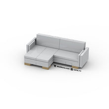 Load image into Gallery viewer, Midcentury Modern L Couch Instructions