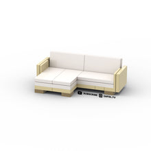 Load image into Gallery viewer, Midcentury Modern L Couch Instructions