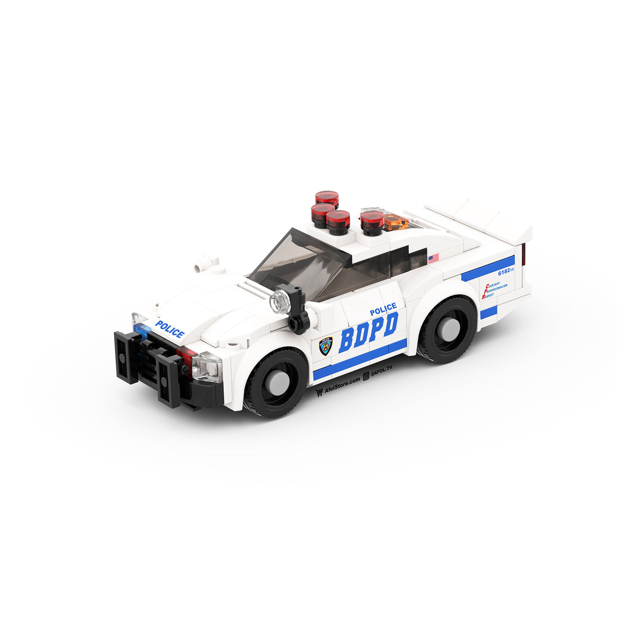 Police Vehicle Sticker Pack (Blue) [STICKERS] – AFOL TV