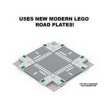 Load image into Gallery viewer, Road Plate 4-Way Intersection (48x48) Instructions