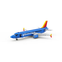 Load image into Gallery viewer, Southwestern Passenger Airplane (Minifig Scale) Instructions