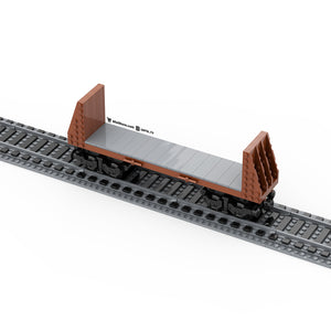 6 Wide Flat Car Instructions (Brown)
