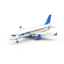 Load image into Gallery viewer, Large Unite Airlines Passenger Airplane Instructions