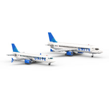 Load image into Gallery viewer, Large Unite Airlines Passenger Airplane Instructions