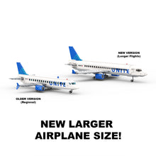 Load image into Gallery viewer, Large America Airlines Passenger Airplane Instructions