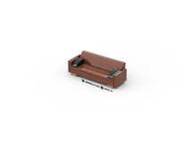 Load image into Gallery viewer, Midcentury Modern 'Leather' Couch Instructions (Sloped Back)
