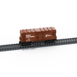 6 Wide Boxcar Instructions (Brown)