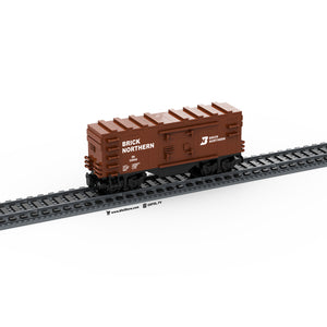 6 Wide Boxcar Instructions (Brown)