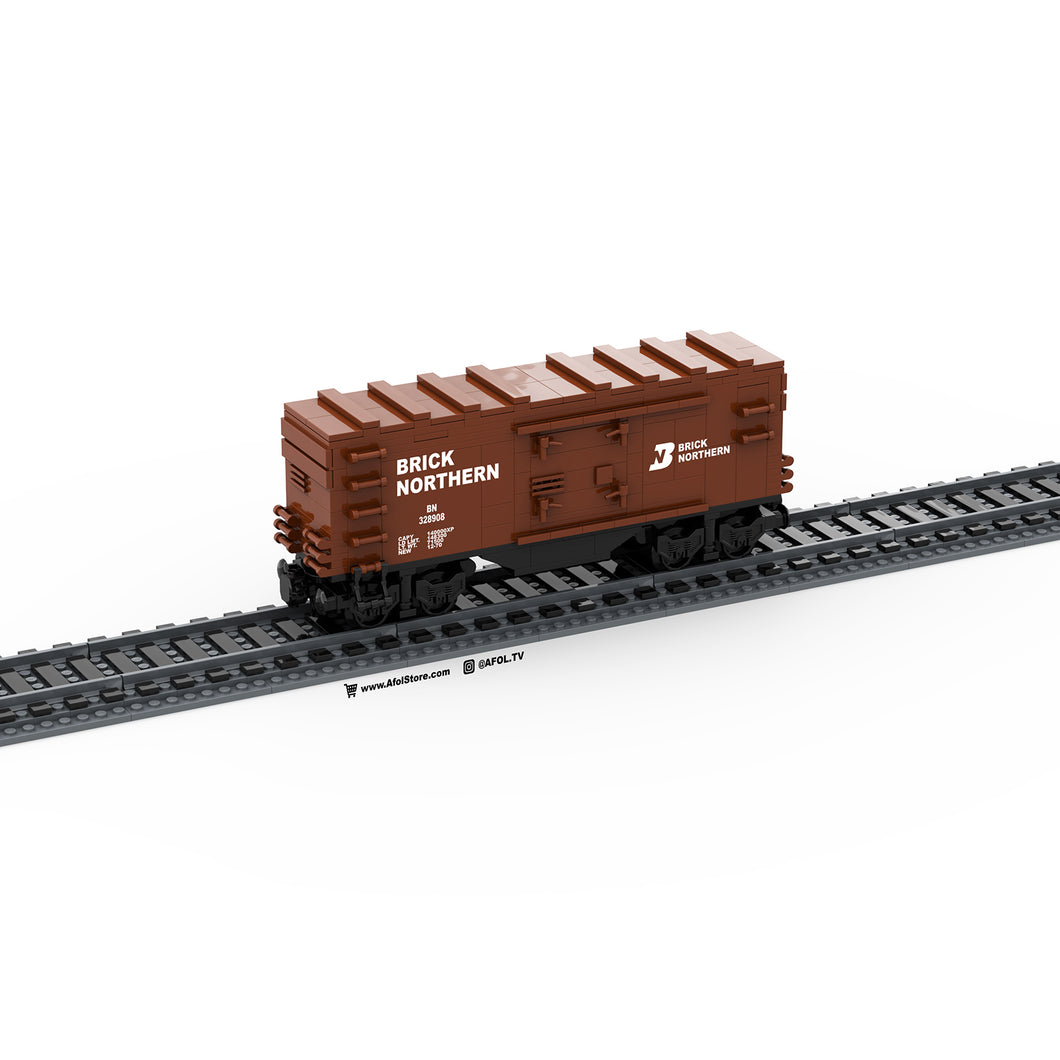 6 Wide Boxcar Instructions (Brown)