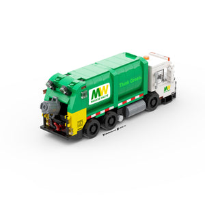 City Garbage Truck Instructions (6-Wide)