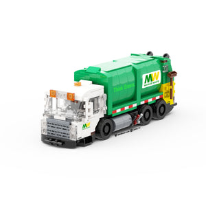 City Garbage Truck Instructions (6-Wide)