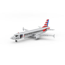 Load image into Gallery viewer, America Airline Passenger Plane (Minifig Scale) Instructions
