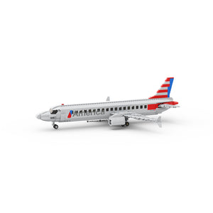 America Airline Passenger Plane (Minifig Scale) Instructions