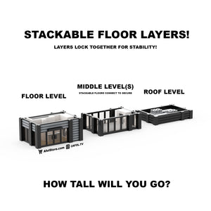Downtown City Stackable Tower Instructions