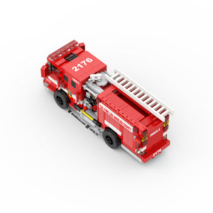 6-Wide Fire Truck Instructions