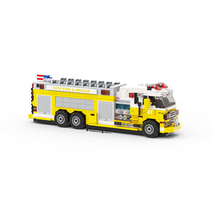 6-Wide City Fire & Rescue Truck Instructions