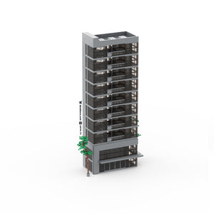 Flats Off 5th Stackable Tower Instructions