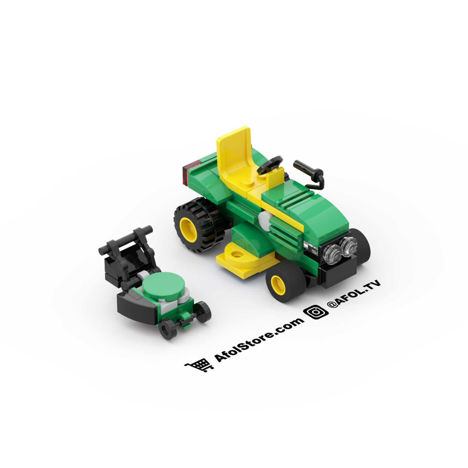 Lawn Mower John Deere Legos Lawn Mower Instructions (2 Types