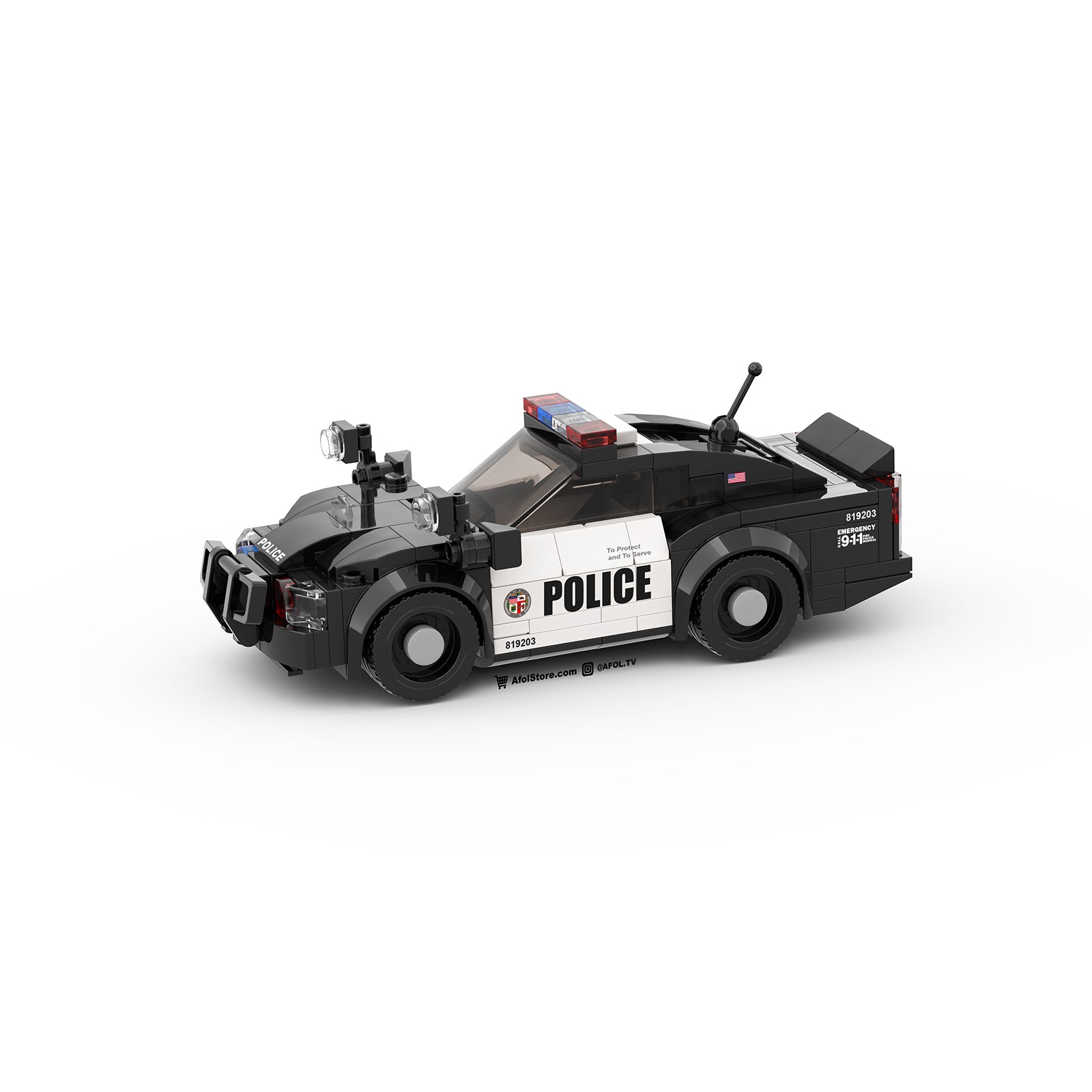 Lapd Police Interceptor Vehicle (6-Wide) Instructions – Afol Tv