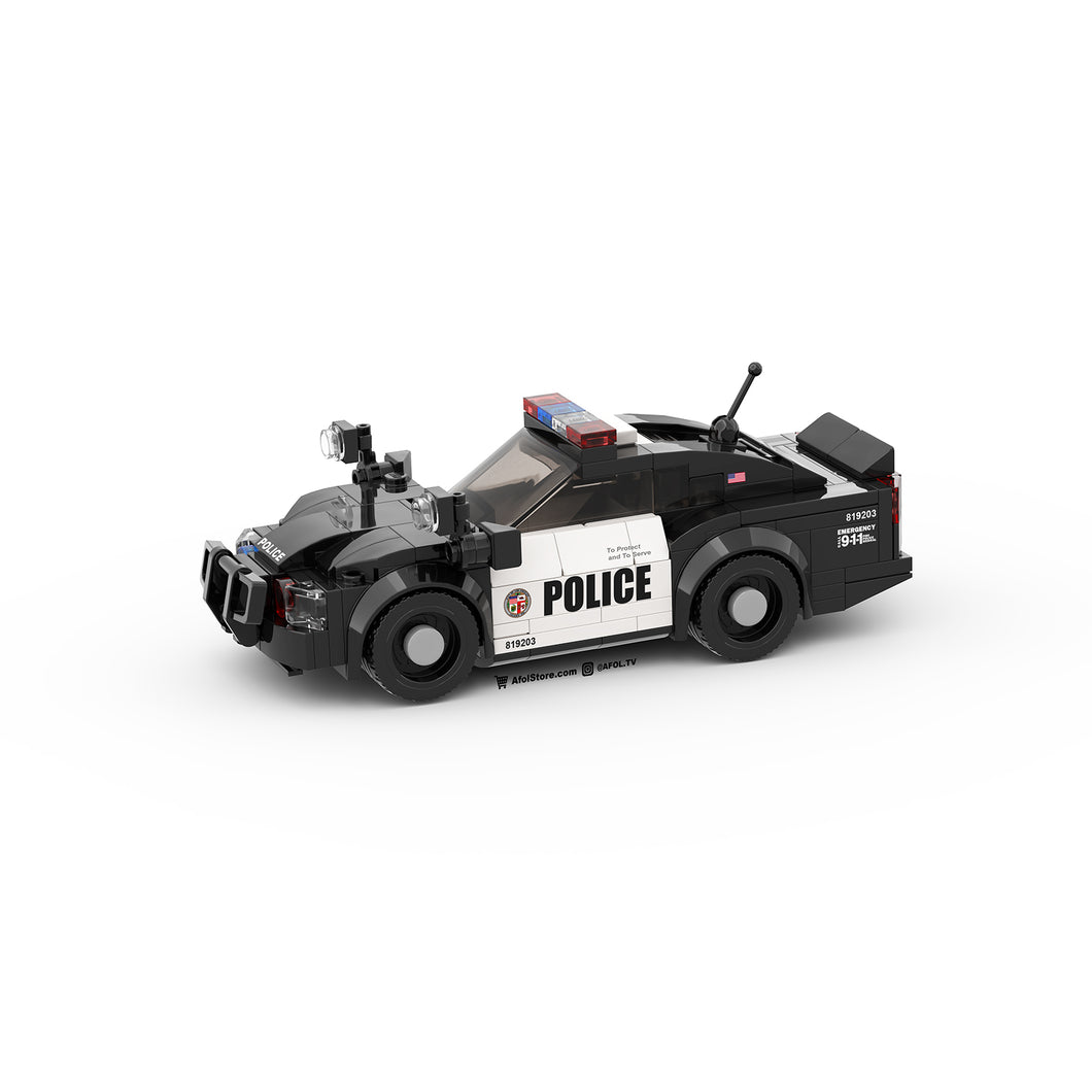 LAPD Police Interceptor Vehicle (6-Wide) Instructions