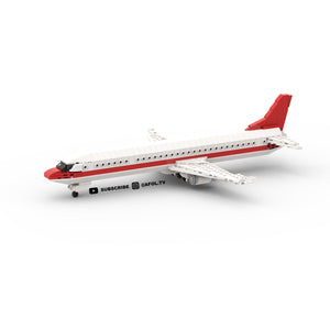 Micro 737 Passenger Plane Instructions (Red)