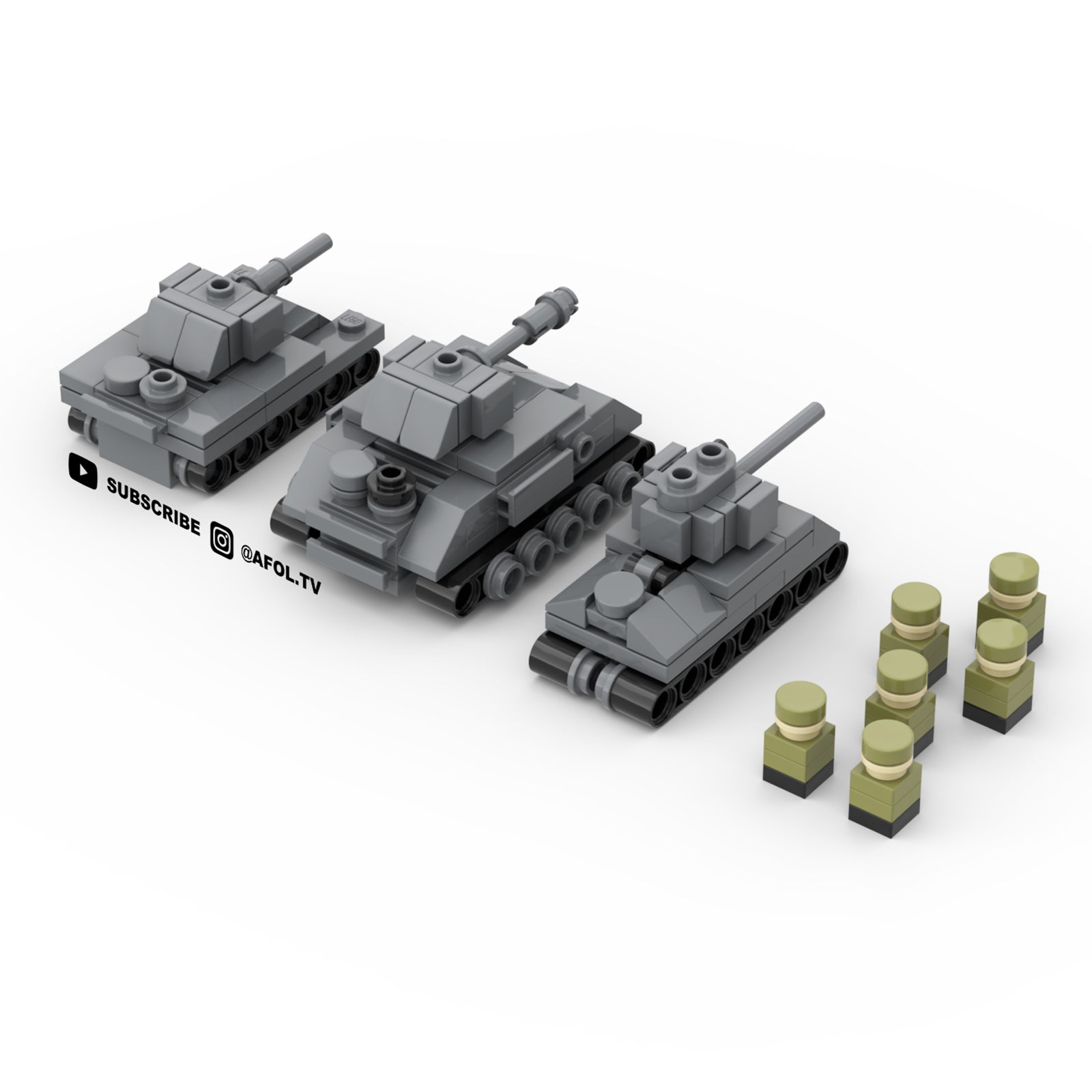 Amazing LEGO Micro Tanks