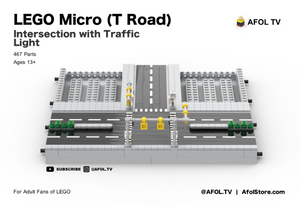 Micro T Road Section (4 Lanes) Instructions