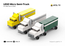Load image into Gallery viewer, Micro Semi Trucks Instructions
