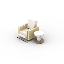 Load image into Gallery viewer, Midcentury Modern Accent Chair &amp; Side Table Instructions
