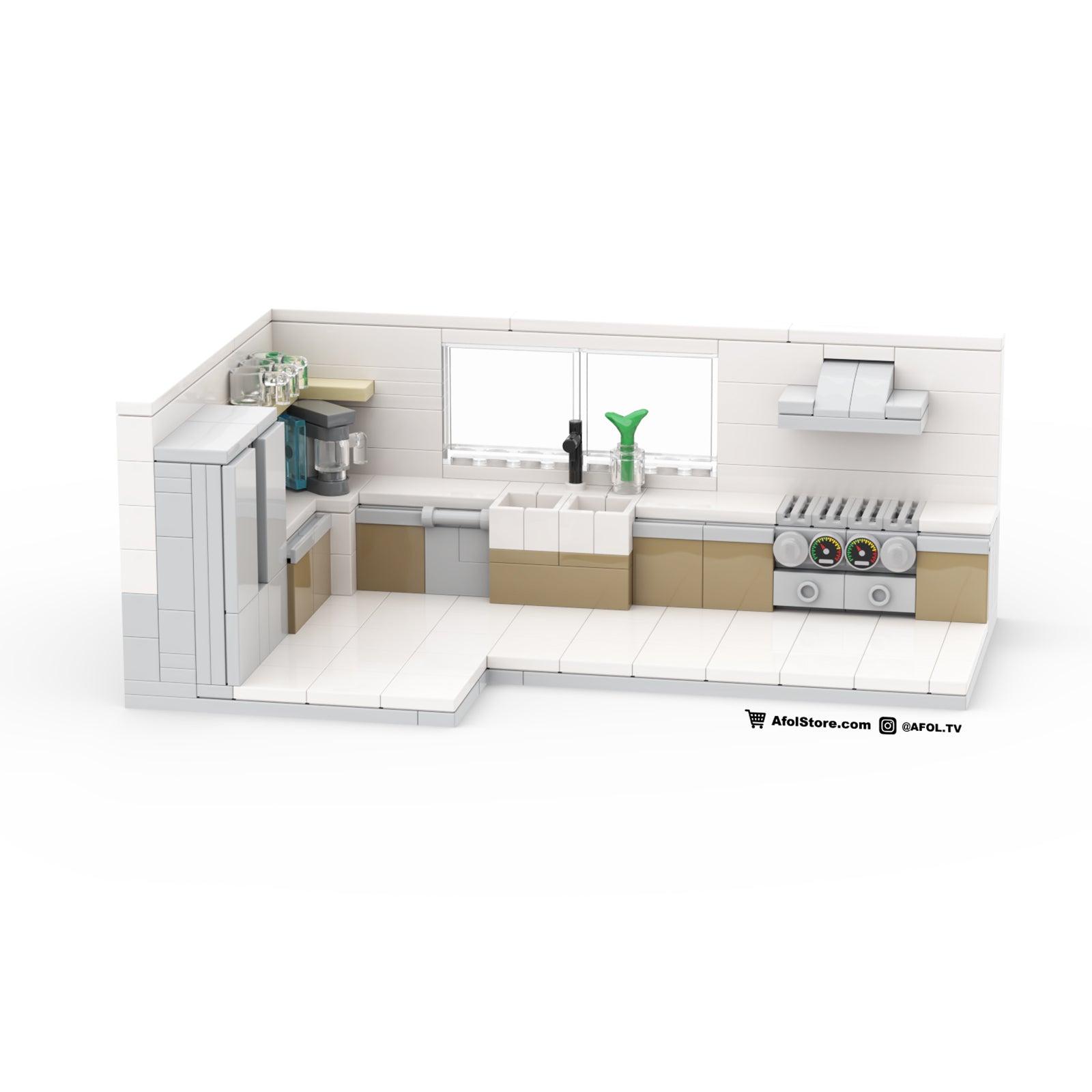 Bøde Modsigelse nøje Intermediate Modern Kitchen Buildout Instructions – AFOL TV