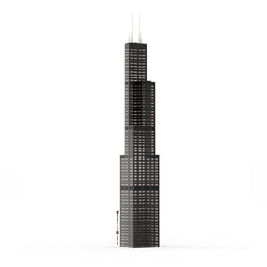 Sears Willis Tower (Minifig Scale) Instructions