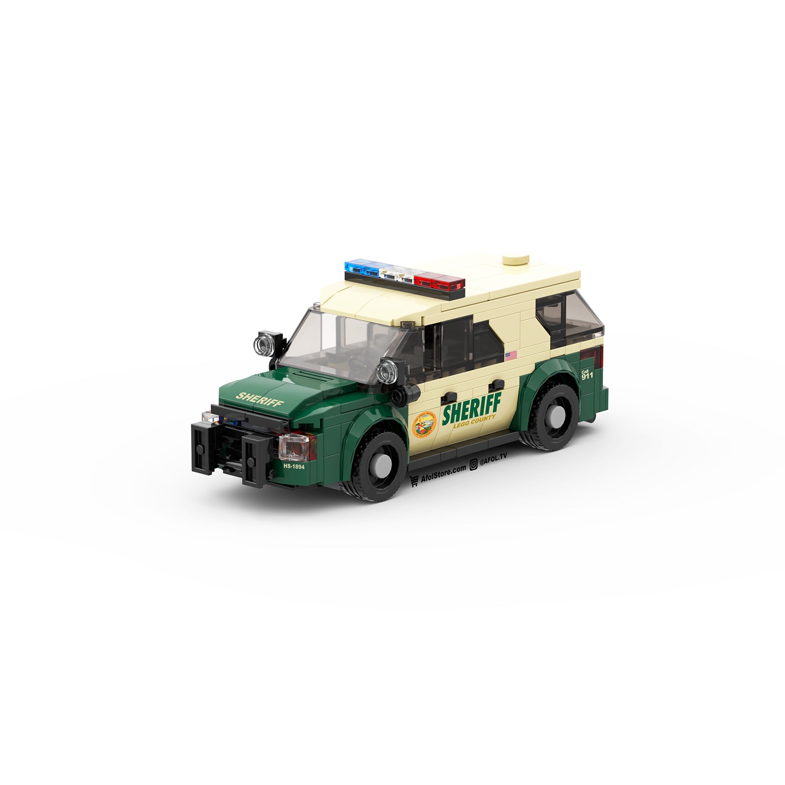 Forslag stor træk vejret Sheriff Police SUV [Version 2] Instructions – AFOL TV