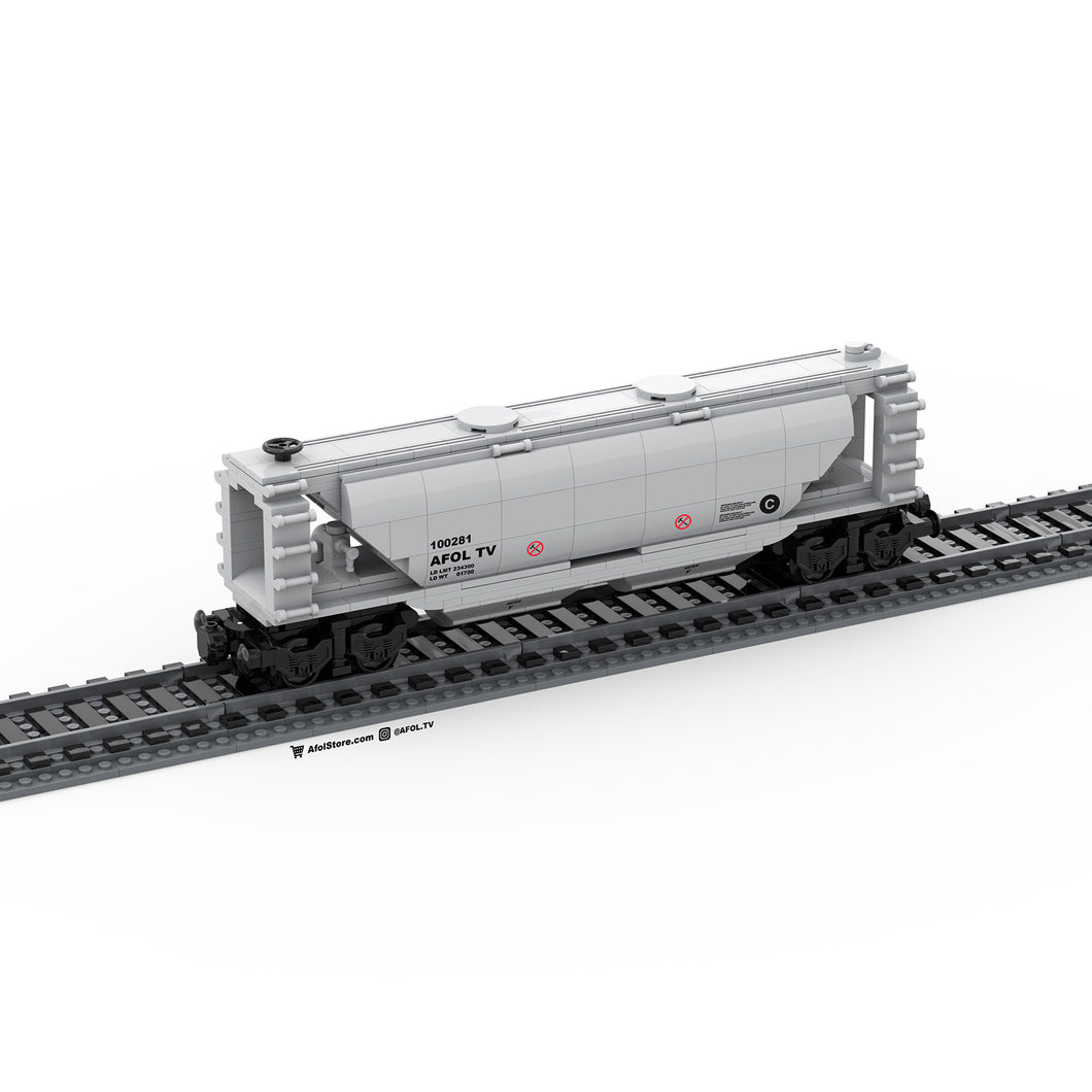 2 Bay Smooth Covered Hopper Train Instructions